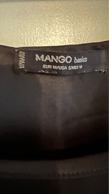 Mango Mango siyah elbise