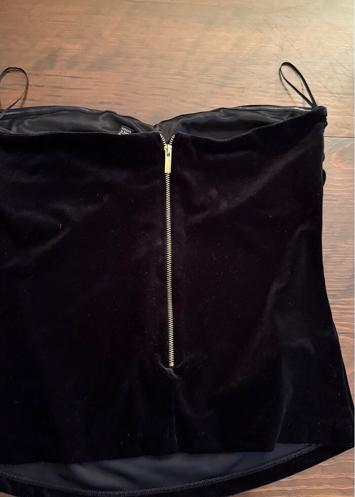 Kadife büstiyer - Görsel 2