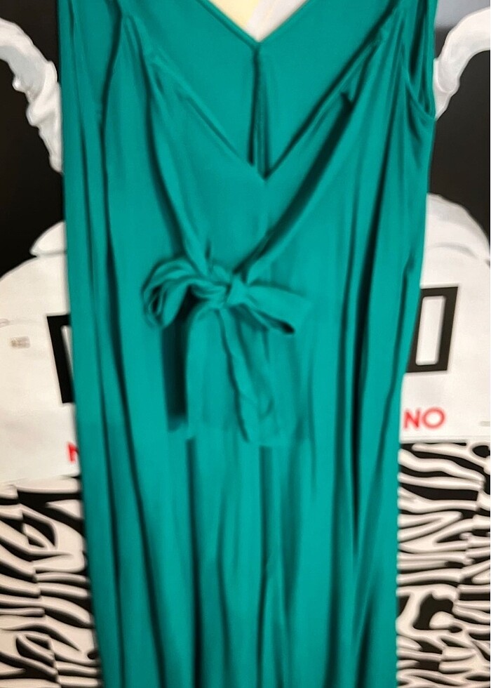 Zara yeşil elbise - Görsel 3