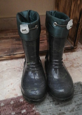 Kahverengi Kamuflajlı Lastik Erkek Bot - Görsel 4