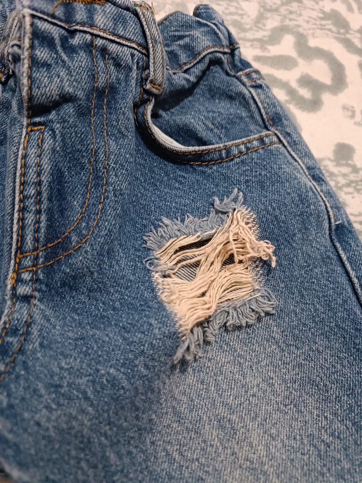 Erkek Çocuk Kot Pantolon, Rahat Kesim, Mini Boy - Görsel 5