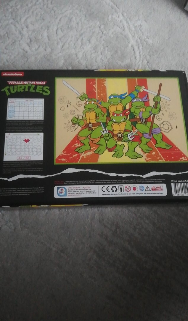 Teenage Mutant Ninja Turtles 100 Parça Puzzle - Görsel 2