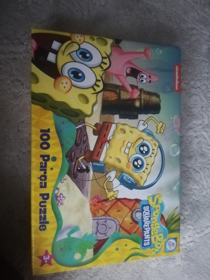 Sünger Bob 100 Parça Çocuk Puzzle - Görsel 2