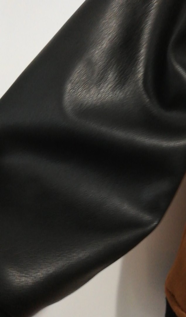 Kahverengi Erkek Çocuk Deri Mont - Görsel 3