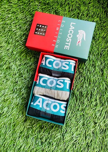 Lacoste Çok Renkli Erkek Boxer Seti