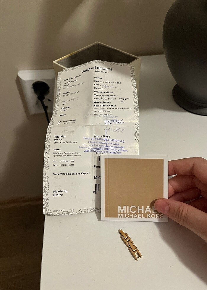 Michael kors rose renk saat - Görsel 5