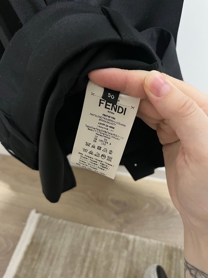 Fendi erkek kumaş pantolon - Görsel 4
