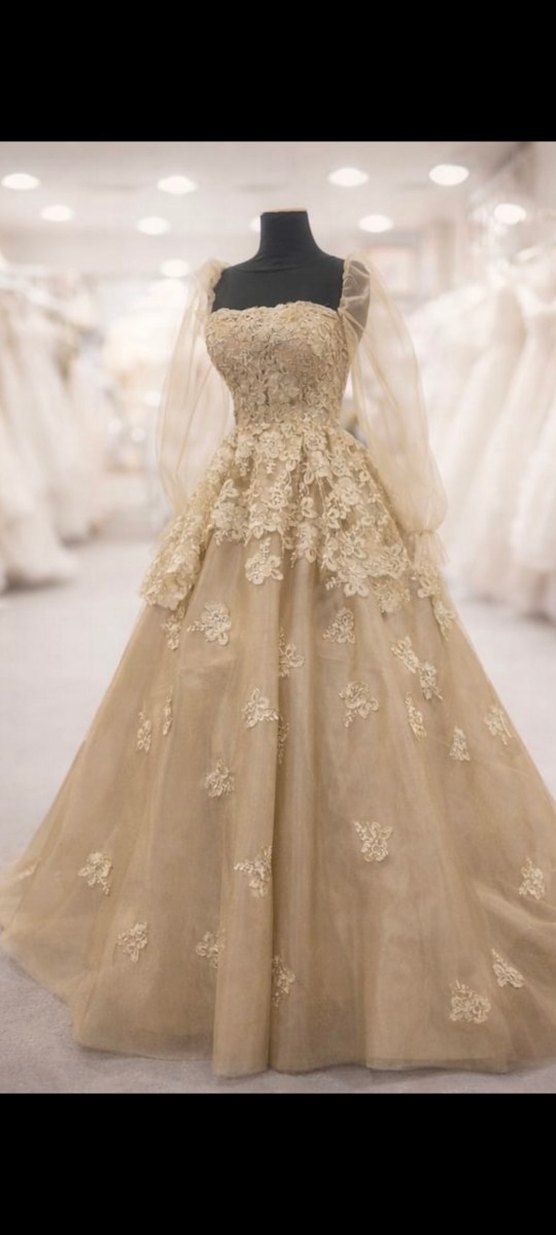 vizon Vintag tasarım nişanlık demonte tül kol a kesim - Görsel 2