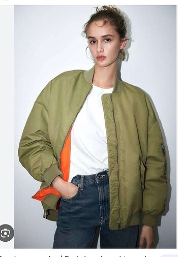 Zara Zara oversize bomber