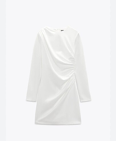 xl Beden Zara drapeli elbise