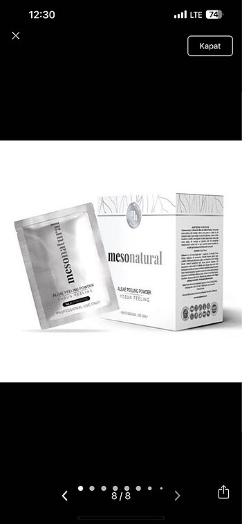 Yosun peeling mesonatural - Görsel 6