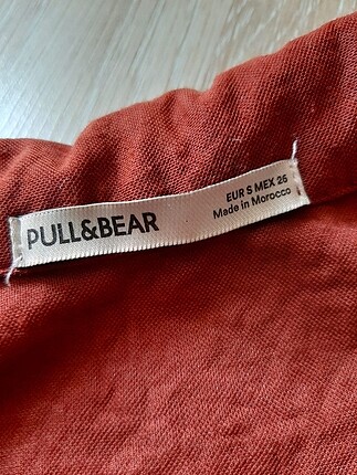 s Beden kırmızı Renk Pull&bear gömlek