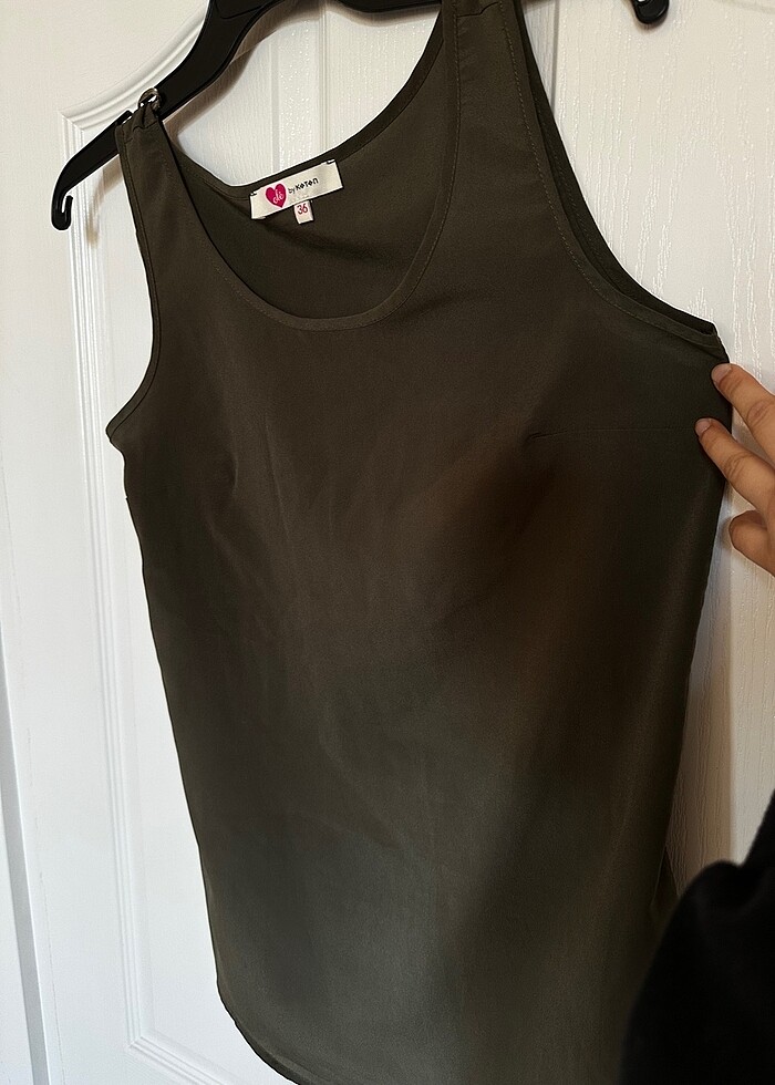 Koton markalı haki bluz - Görsel 2