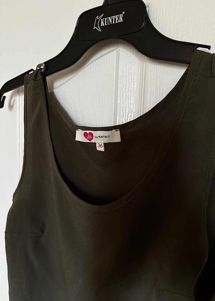 Koton markalı haki bluz - Görsel 3