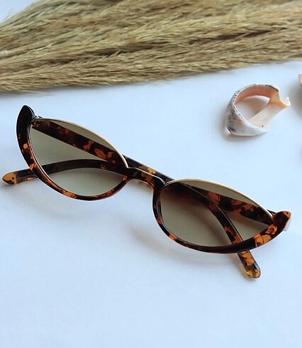 Cat eye leopar gözlük