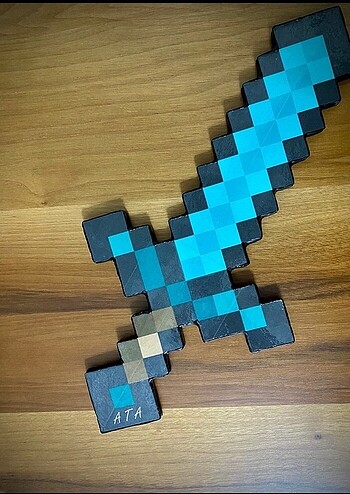 Minecraft Kişiye Özel İsimli Elmas Kılıç