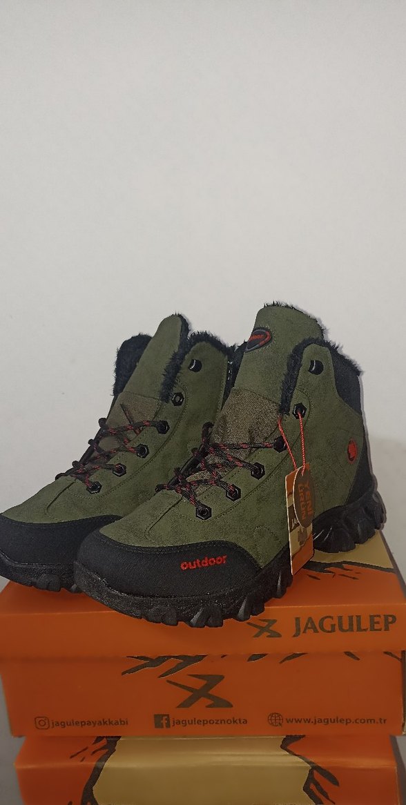 Son 40-42-43 kaldı A Kalite Erkek Fermuarlı Outdoor Bot - Görsel 3