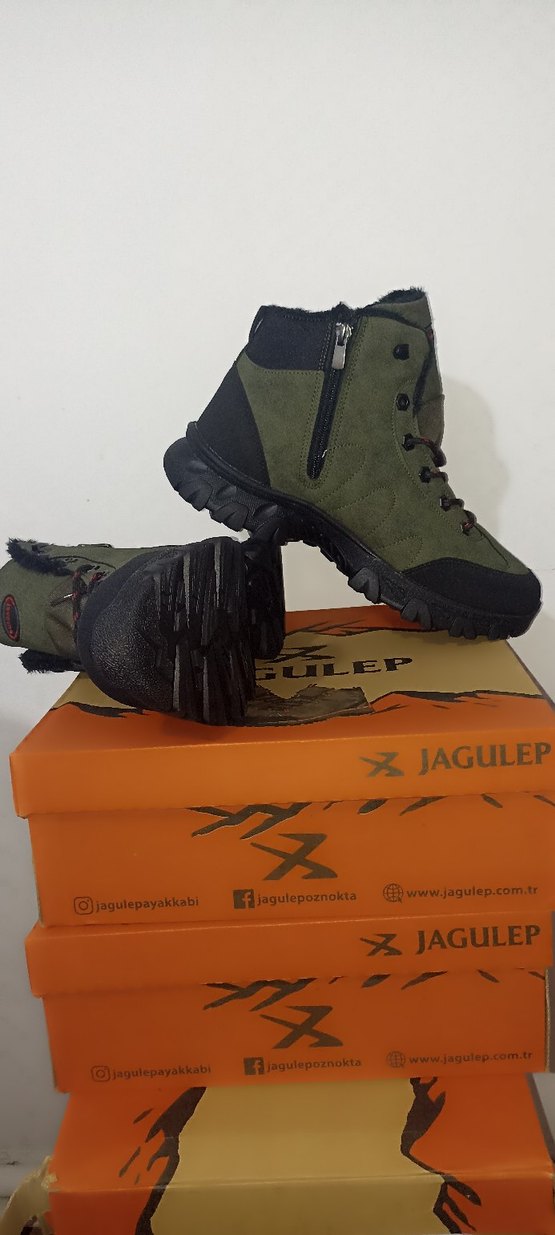 Son 40-42-43 kaldı A Kalite Erkek Fermuarlı Outdoor Bot - Görsel 2