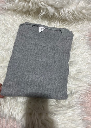 Gri Rahat Kadın Pijama Takımı - Görsel 14