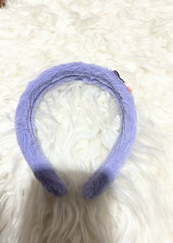 Mor Peluş Minnie Figürlü Çocuk Taç - Görsel 5