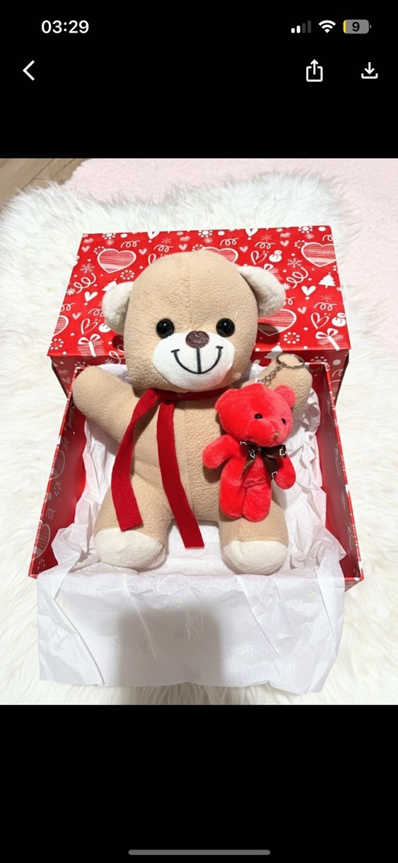Sevgililer günü hediyesi Peluş Ayıcık - Görsel 3