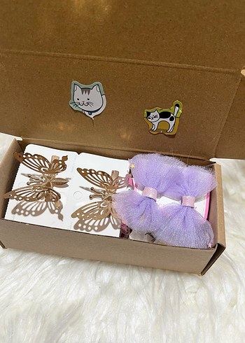 Çocuklar için Renkli Elastik Saç Bantları ve Tokalar - Görsel 4