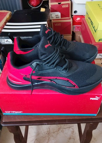 Kırmızı Siyah Erkek Spor Ayakkabı PUMA - Görsel 2