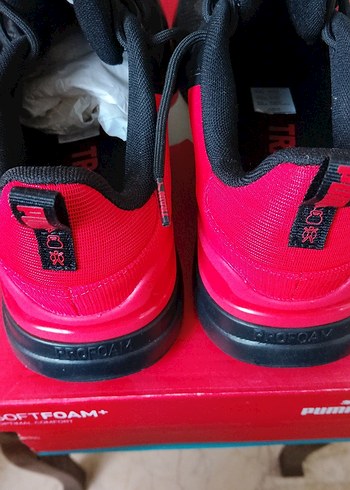 Kırmızı Siyah Erkek Spor Ayakkabı PUMA - Görsel 3