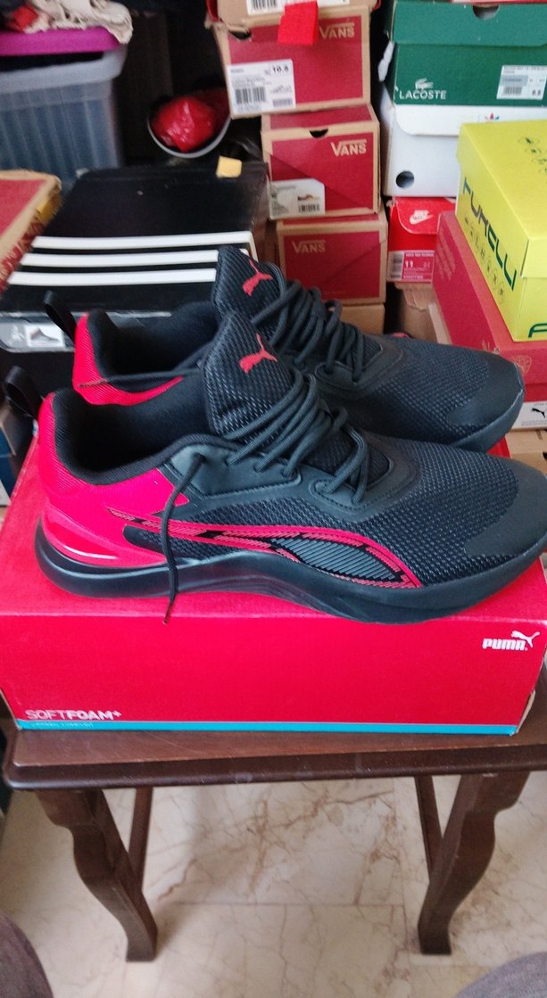 Kırmızı Siyah Erkek Spor Ayakkabı PUMA - Görsel 2