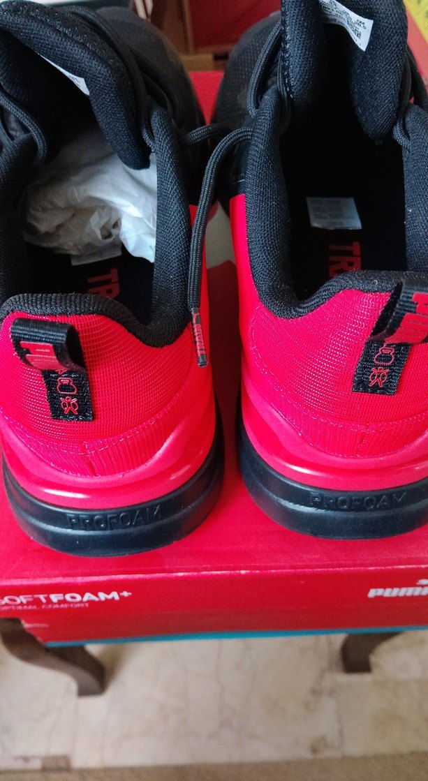 Kırmızı Siyah Erkek Spor Ayakkabı PUMA - Görsel 3