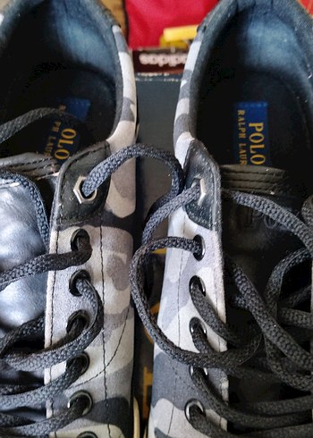 Gri Kamuflaj Desenli erkek Polo - Görsel 4