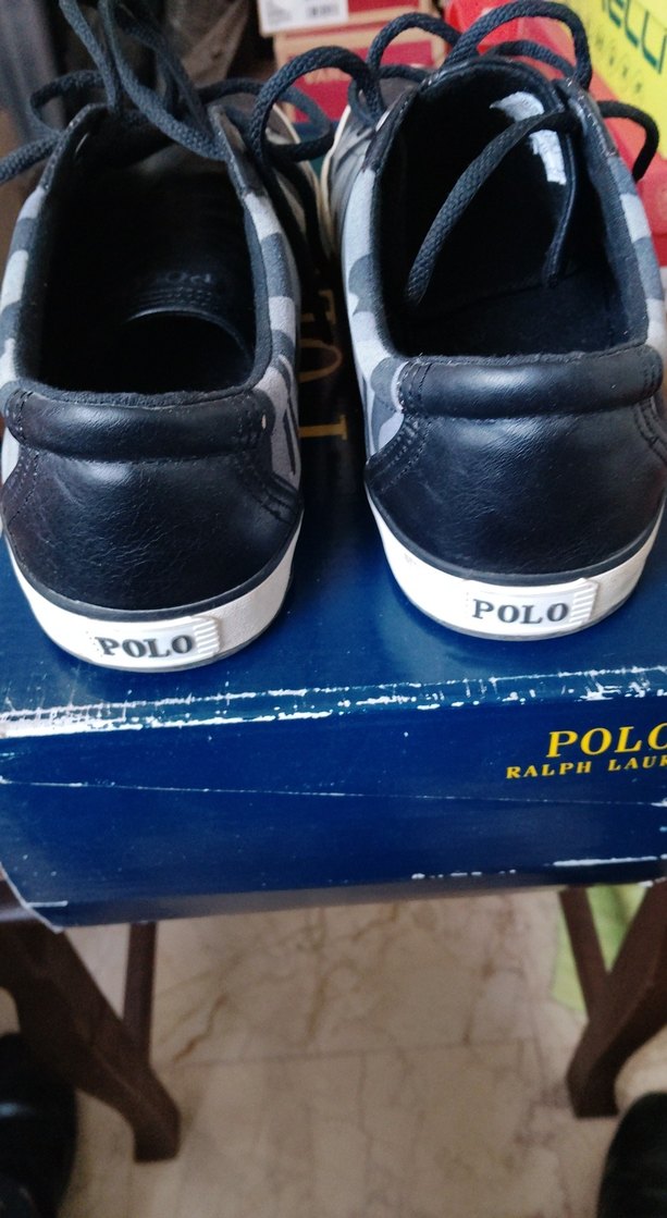 Gri Kamuflaj Desenli erkek Polo - Görsel 3