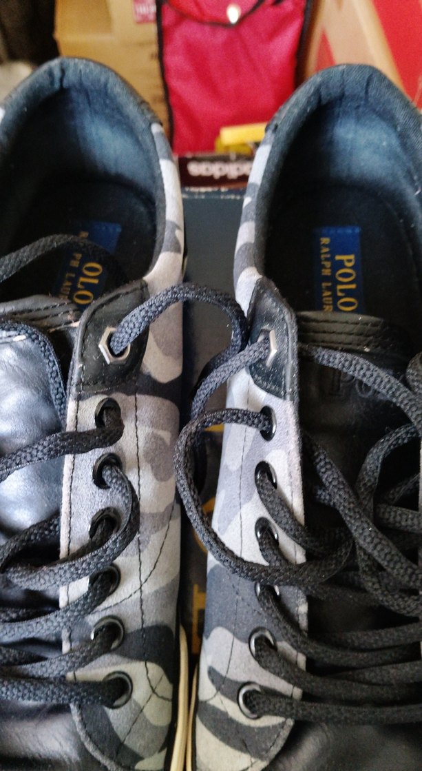 Gri Kamuflaj Desenli erkek Polo - Görsel 4