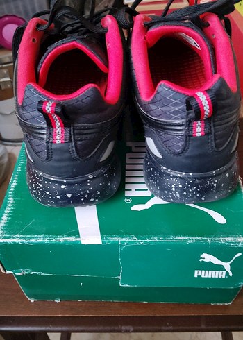 Kırmızı Detaylı Erkek Spor Ayakkabı Puma - Görsel 3