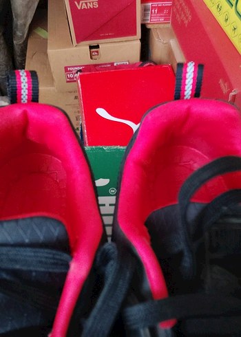 Kırmızı Detaylı Erkek Spor Ayakkabı Puma - Görsel 4