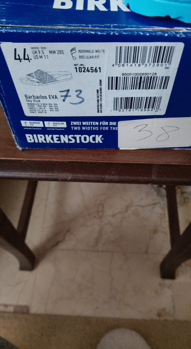 Birkenstock Mavi Erkek terlik - Görsel 5