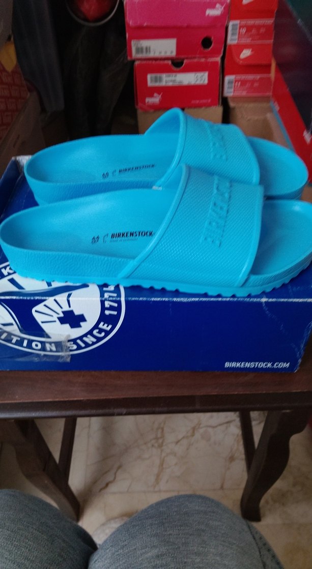 Birkenstock Mavi Erkek terlik - Görsel 2