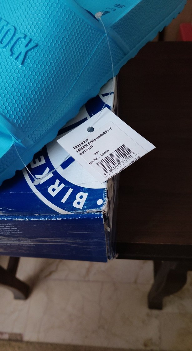 Birkenstock Mavi Erkek terlik - Görsel 4