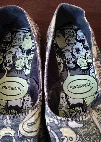 Gri Baskılı Erkek Espadril Ayakkabı Havanianas - Görsel 4