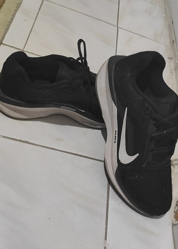 kadin Siyah Spor Ayakkabı Velcro Detaylı - Görsel 2