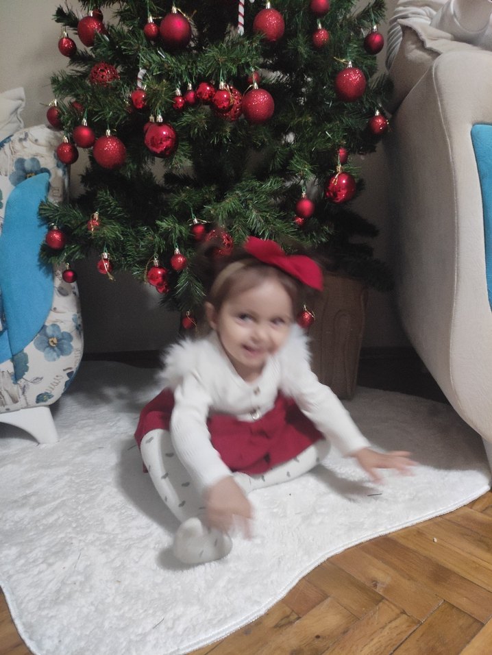 Kız Bebek Beyaz Kürk Detaylı Tulum - Görsel 2