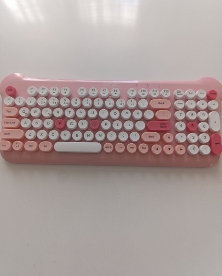 Pembe klavye - Görsel 2