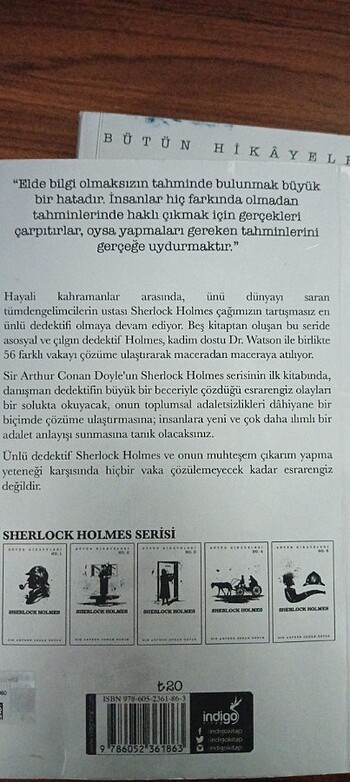  Beden Renk Sherlock Holmes bütün hikayeleri