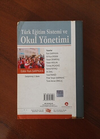 Türk Eğitim Sistemi ve Okul Yönetimi 