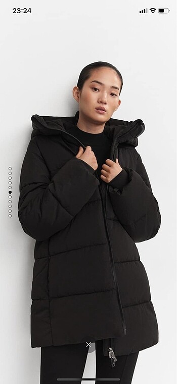 Mango Mango Kapüşonlu Kapitone Anorak Mont