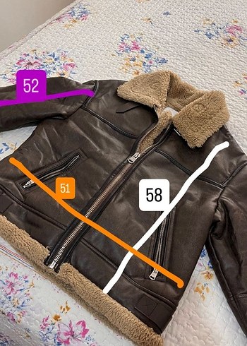 bershka Kürklü Deri Kadın Ceket - Görsel 5