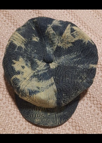 Düğmeli Yeşil Grunge Punk Kadın Şapka - Görsel 2