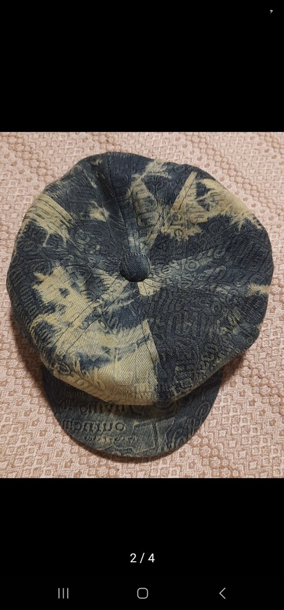 Düğmeli Yeşil Grunge Punk Kadın Şapka - Görsel 2