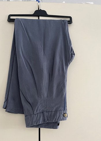 Trendyol & Milla Gri Düğmeli Kadın Denim Pantolon