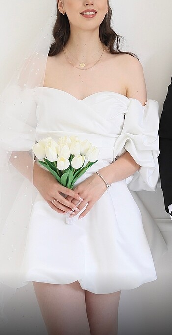 Oley cassini mini gelinlik